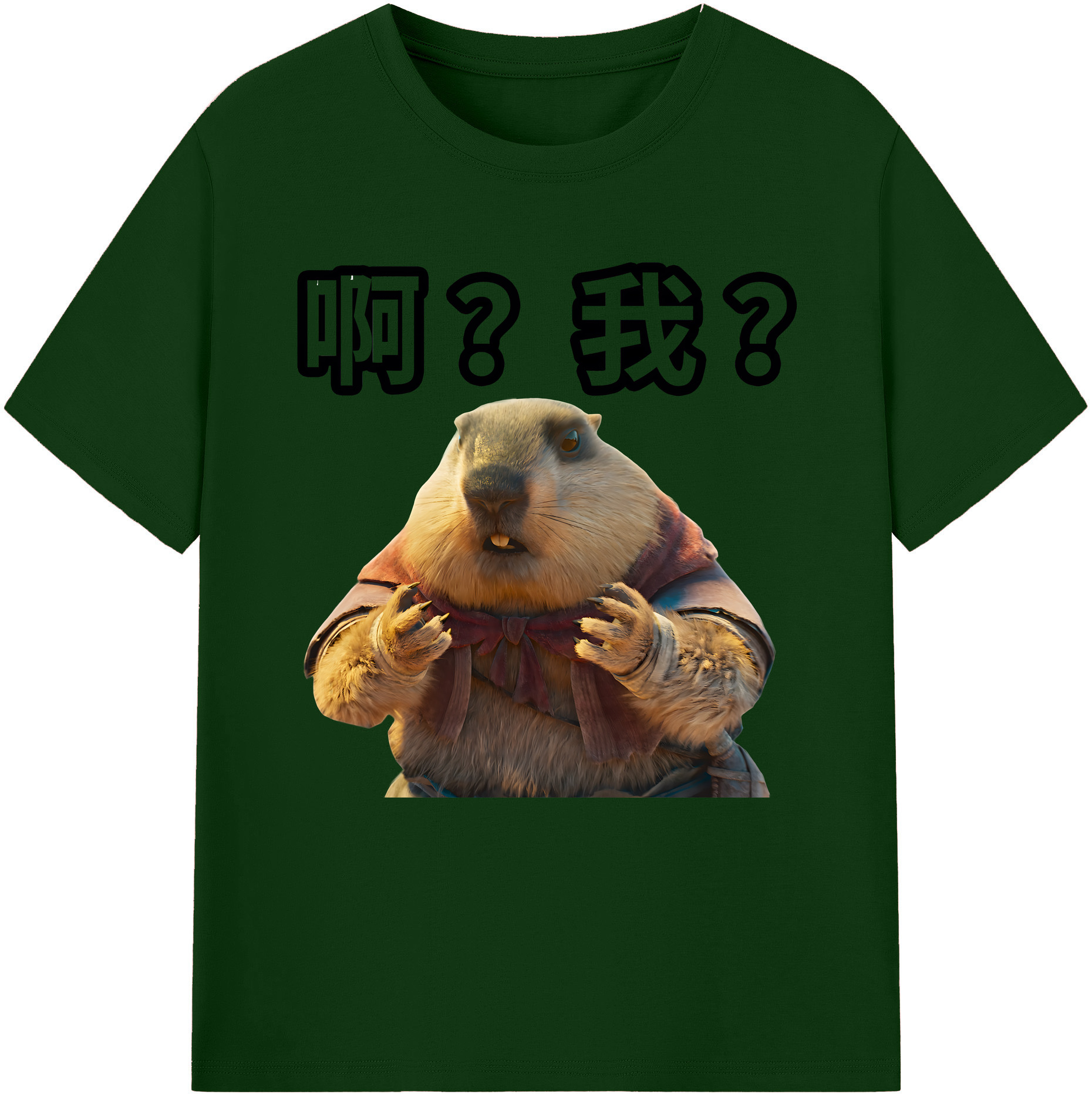 （画像用） Ne Zha 2 ナタ 魔童の大暴れ 綿100％半袖Tシャツ（フロントプリント）